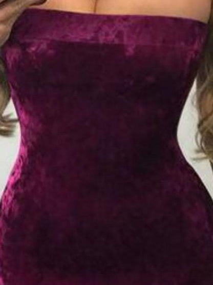 Elegant Solid Color Sleeveless Knee Length Prom Dress - LuckyFash™