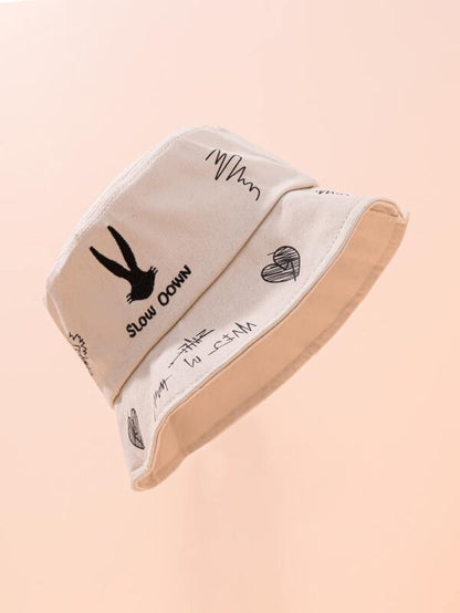 Embroidered Bucket Hat - LuckyFash™