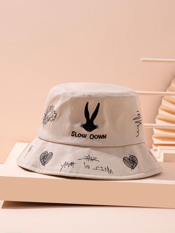 Embroidered Bucket Hat - LuckyFash™