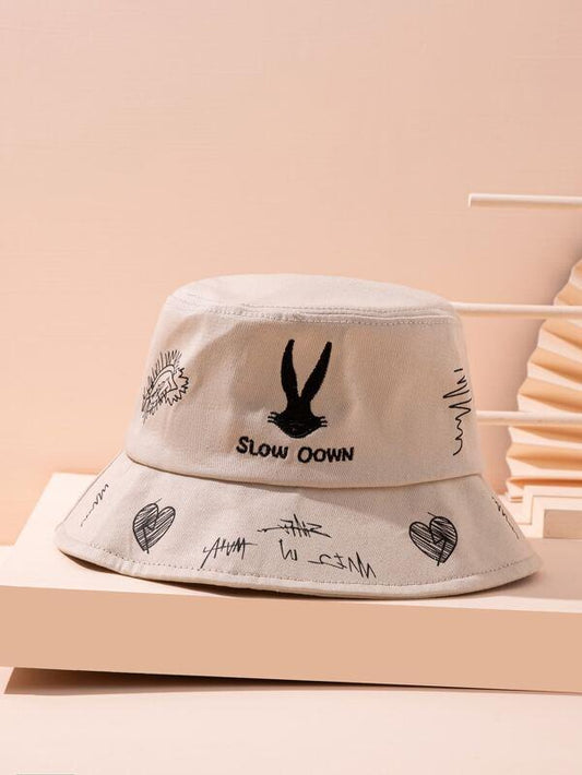 Embroidered Bucket Hat - LuckyFash™