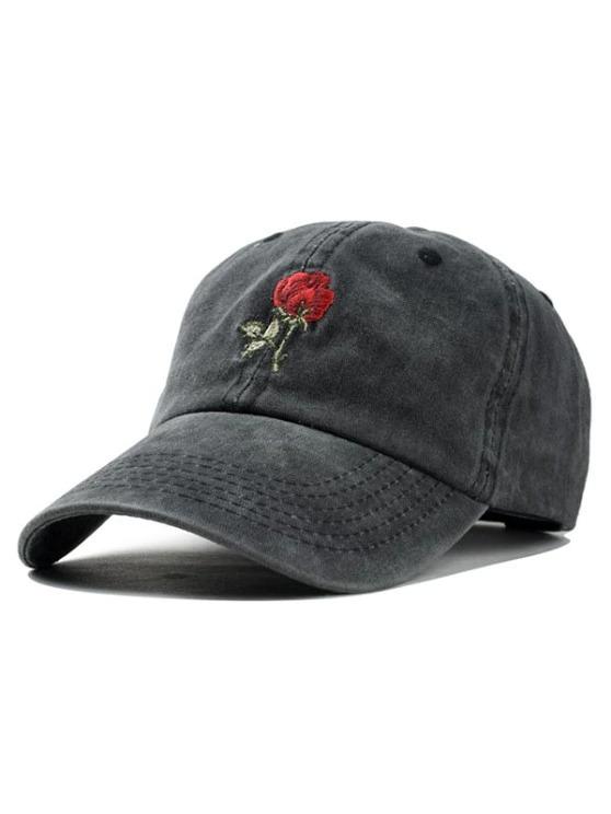 Embroidered Rose Baseball Cap - LuckyFash™