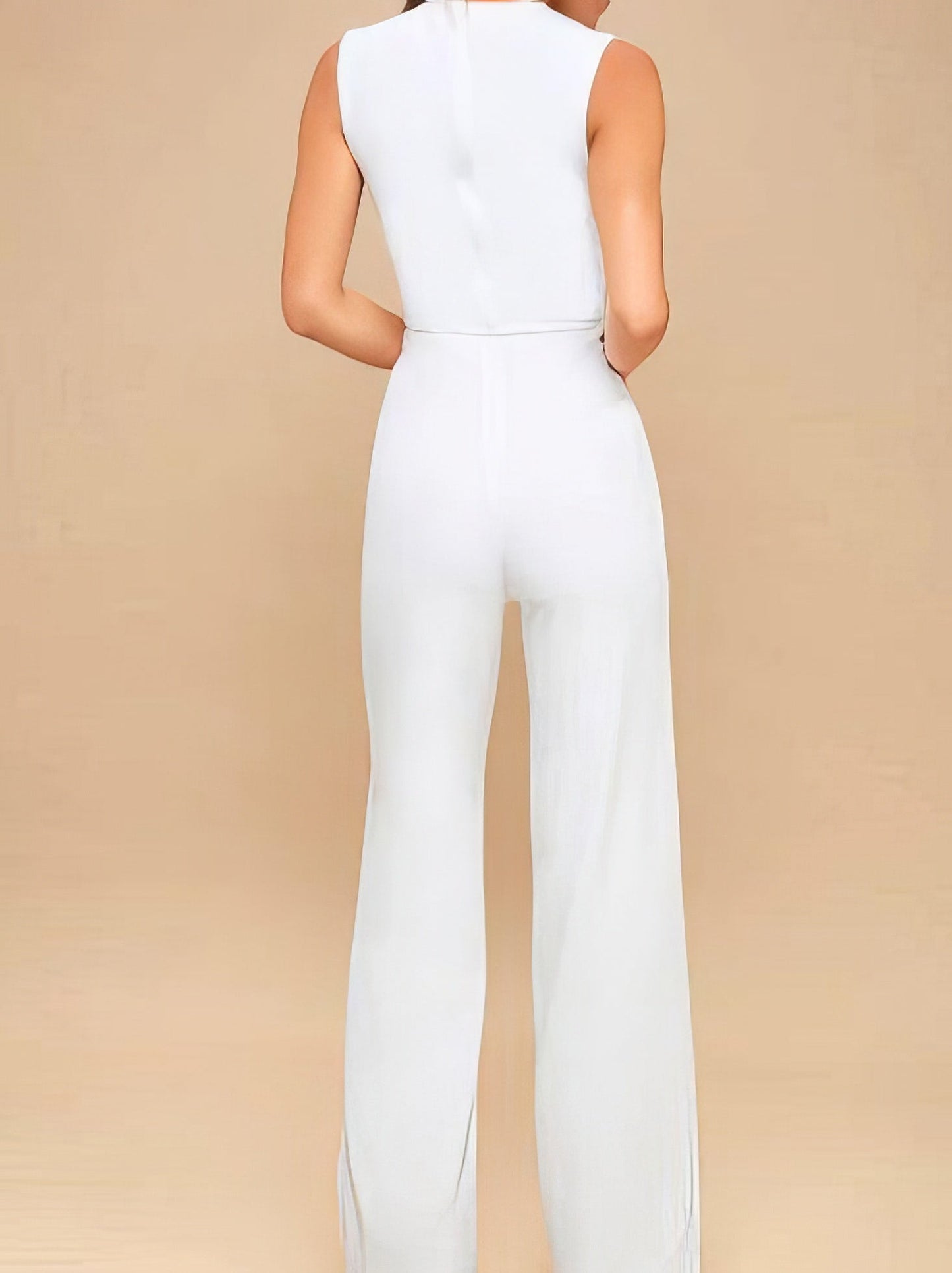 Enticing Endeavors White Jumpsuit - LuckyFash™
