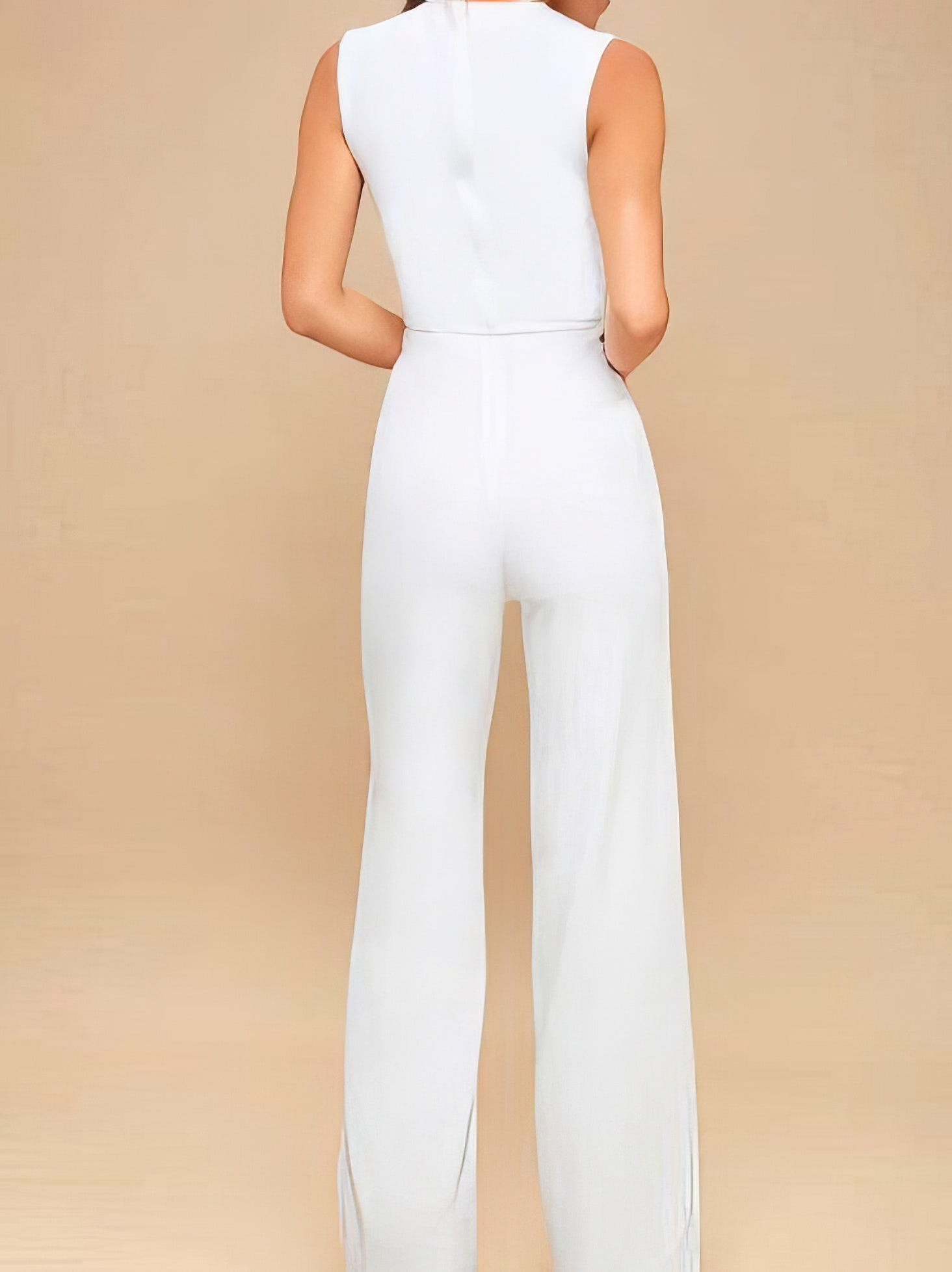 Enticing Endeavors White Jumpsuit - LuckyFash™