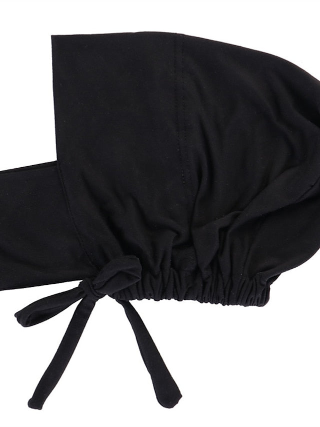 Soft Adjustable Inner Hijab Caps Muslim Stretch Tie Back Jersey Cap Islamic Underscarf Bonnet Female Headscarf Headwrap Arab Turban - LuckyFash™