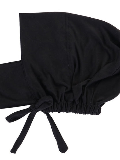 Soft Adjustable Inner Hijab Caps Muslim Stretch Tie Back Jersey Cap Islamic Underscarf Bonnet Female Headscarf Headwrap Arab Turban - LuckyFash™