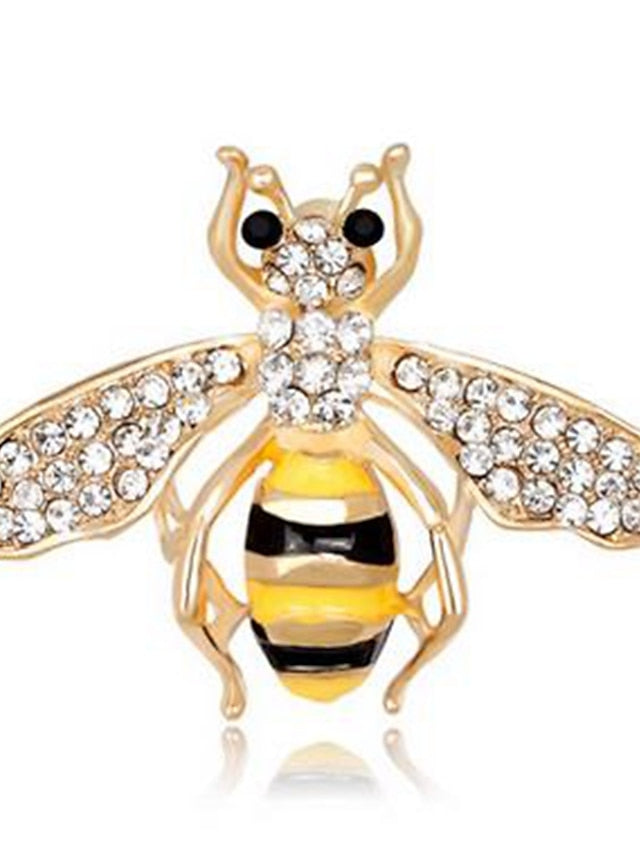 Women's Brooches Classic Bee Cute Stylish Brooch Jewelry Gold For Street Daily - LuckyFash™