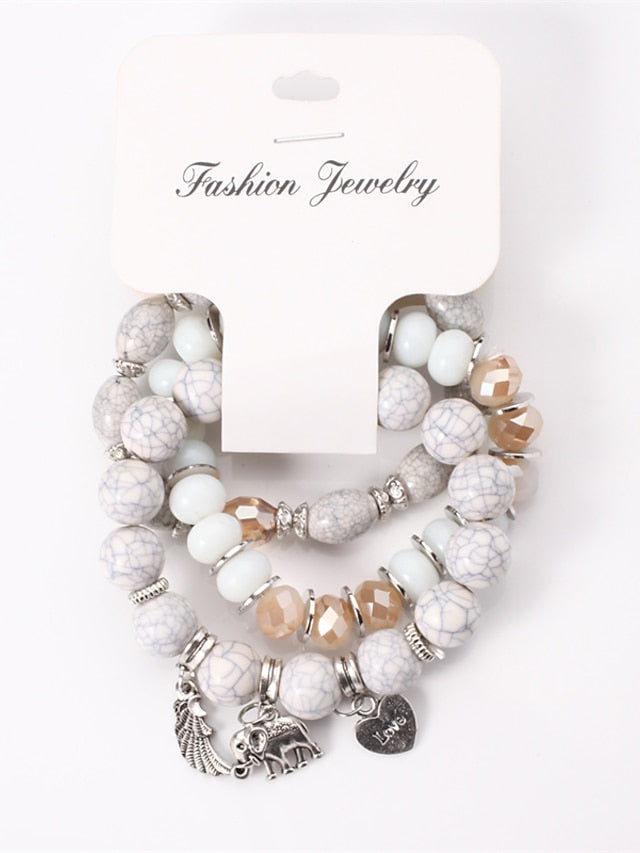 Women's Bracelets Textured Street Heart Bracelets & Bangles - LuckyFash™