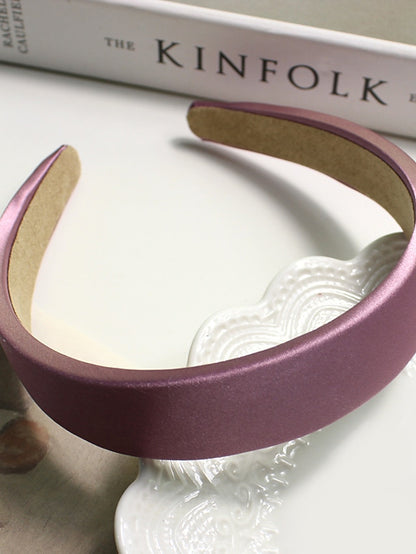 Women's Girls' Headbands Headband For Daily Fabric 15A Satin Black 3A Satin Nude Apricot 2A Satin Champagne - LuckyFash™