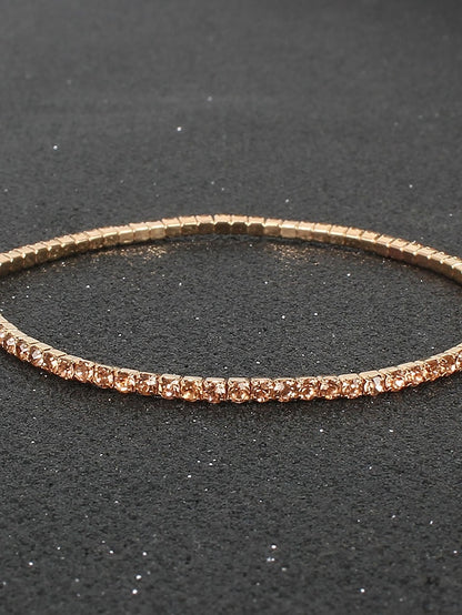 Women's Bracelet Classic Fashion Vintage Theme Personalized Rhinestone Bracelet Jewelry Silver / Black / Red For Party Evening Gift Daily Birthday - LuckyFash™