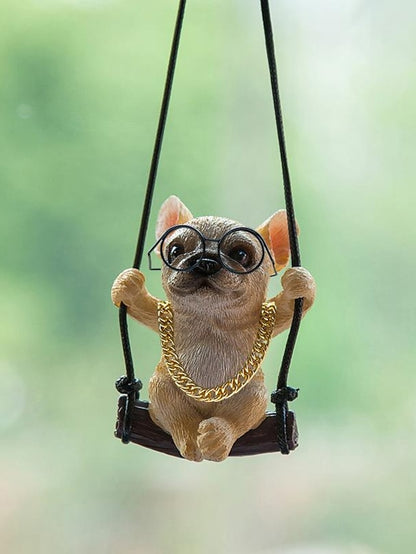 2023 New Car Charm Pendant Swing Pug Pug Dog Car Supplies - LuckyFash™