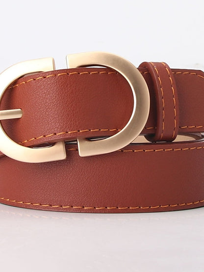 Women's Belt PU White Black Khaki Brown Coffee Waist Belt School Daily Pure Color / Spring / Summer / Fall / Winter / Alloy - LuckyFash™