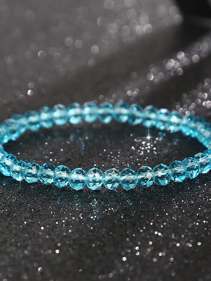 Women's White Crystal Bracelet Classic Lucky Stylish Glass Bracelet Jewelry White / Champagne / Red For Party Evening Gift Daily Birthday - LuckyFash™