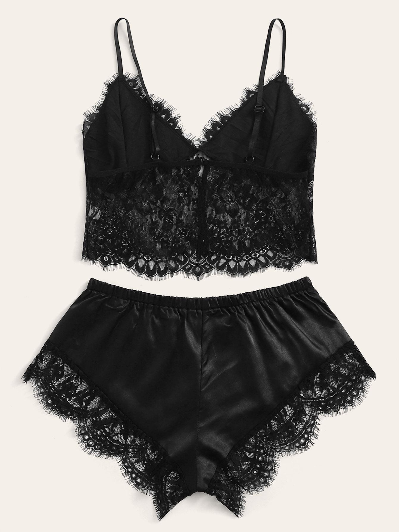 Eyelash Floral Lace Lingerie Set - LuckyFash™