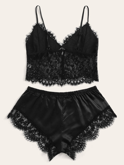 Eyelash Floral Lace Lingerie Set - LuckyFash™
