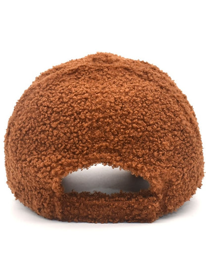 Women's Hat Baseball Cap Winter Hats Black Pink Khaki Outdoor Street Dailywear Fleece Pure Color Windproof Comfort Warm - LuckyFash™