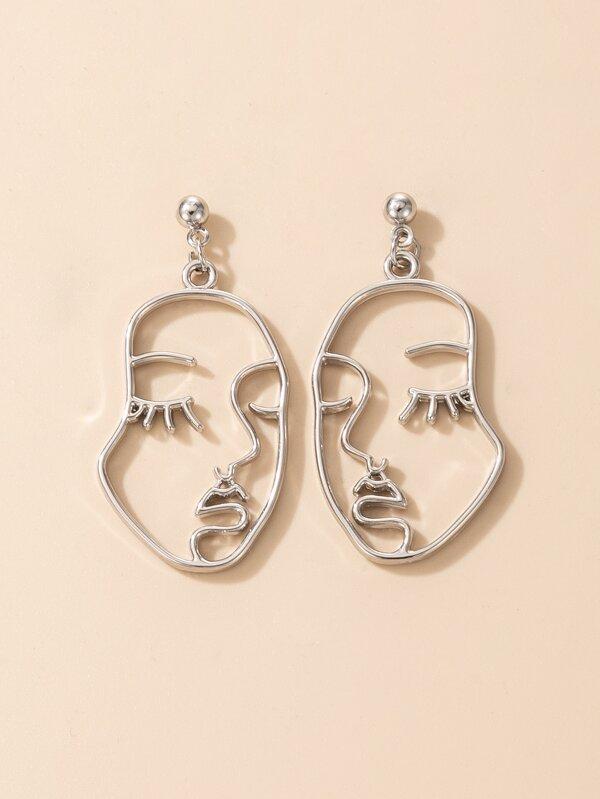 Face Design Drop Earrings - LuckyFash™
