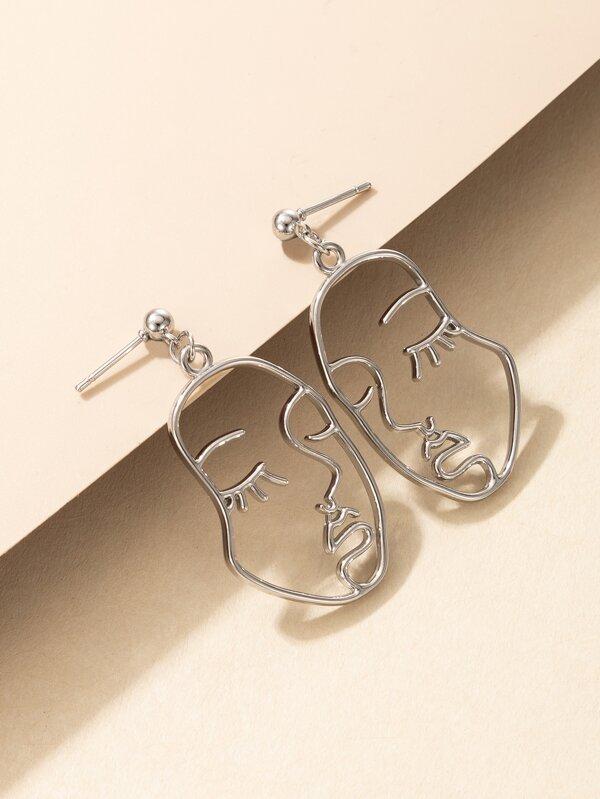 Face Design Drop Earrings - LuckyFash™
