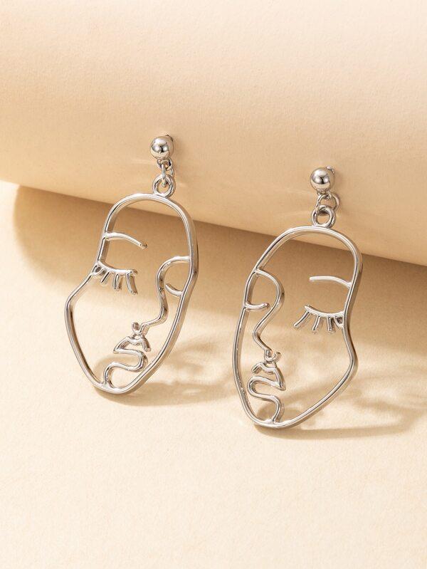 Face Design Drop Earrings - LuckyFash™