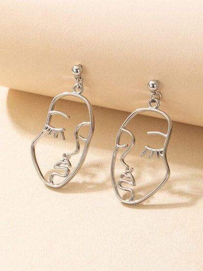 Face Design Drop Earrings - LuckyFash™