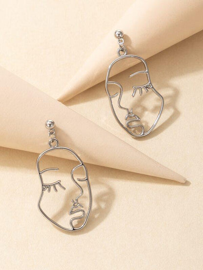 Face Design Drop Earrings - LuckyFash™