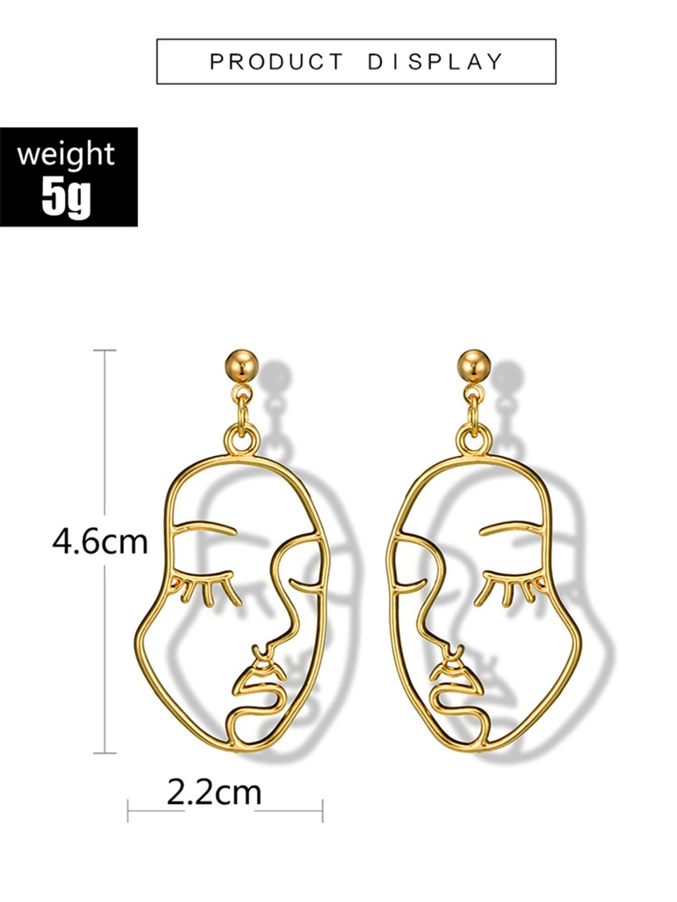 Face Design Drop Earrings - LuckyFash™