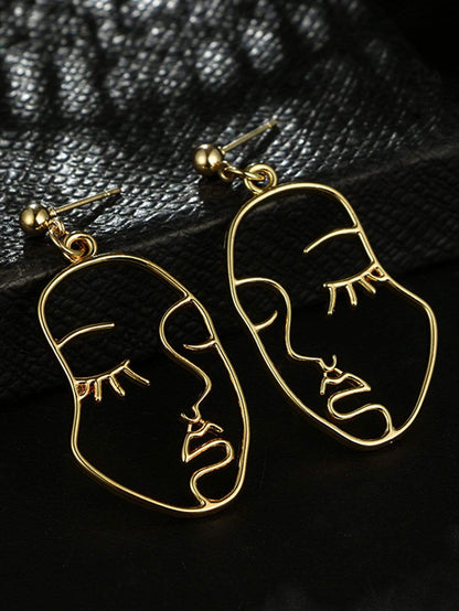 Face Design Drop Earrings - LuckyFash™