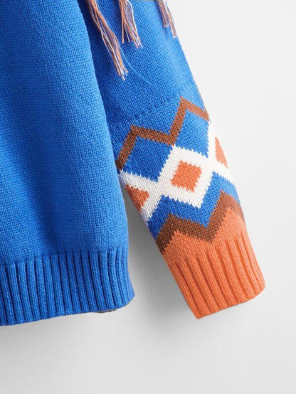 Fair Isle Pattern Sweater - LuckyFash™