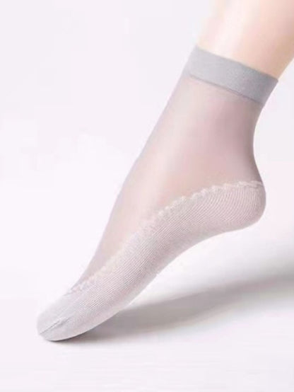 Women's Anckle Socks Low Cut Socks Home Sports & Outdoor Holiday Polyester Sports & Outdoors Casual Sweet 10 Pairs - LuckyFash™