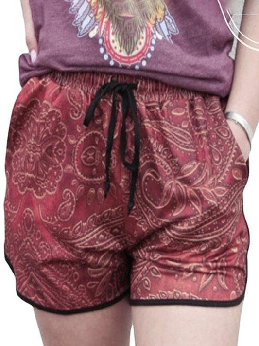 Fashion Drawstring Contrast Sports Shorts - LuckyFash™