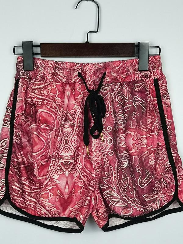 Fashion Drawstring Contrast Sports Shorts - LuckyFash™