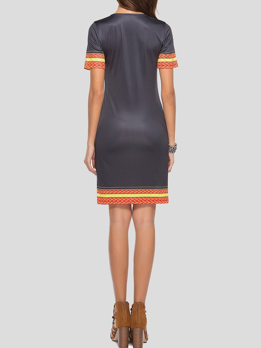 Fashion Ethnic Print Pocket Dress - LuckyFash™