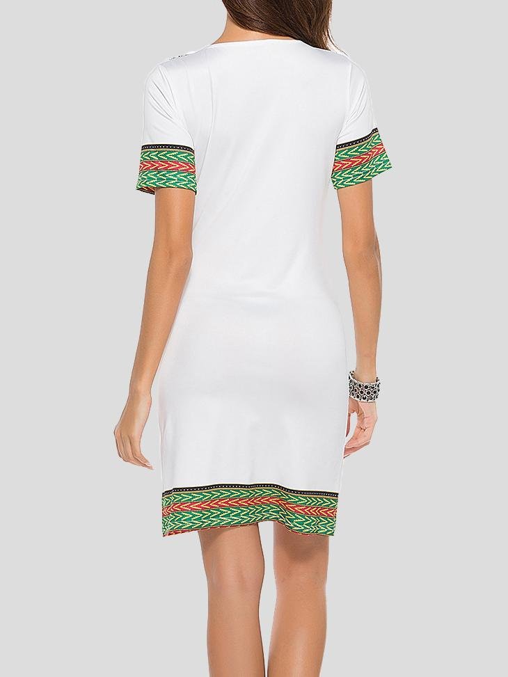 Fashion Ethnic Print Pocket Dress - LuckyFash™