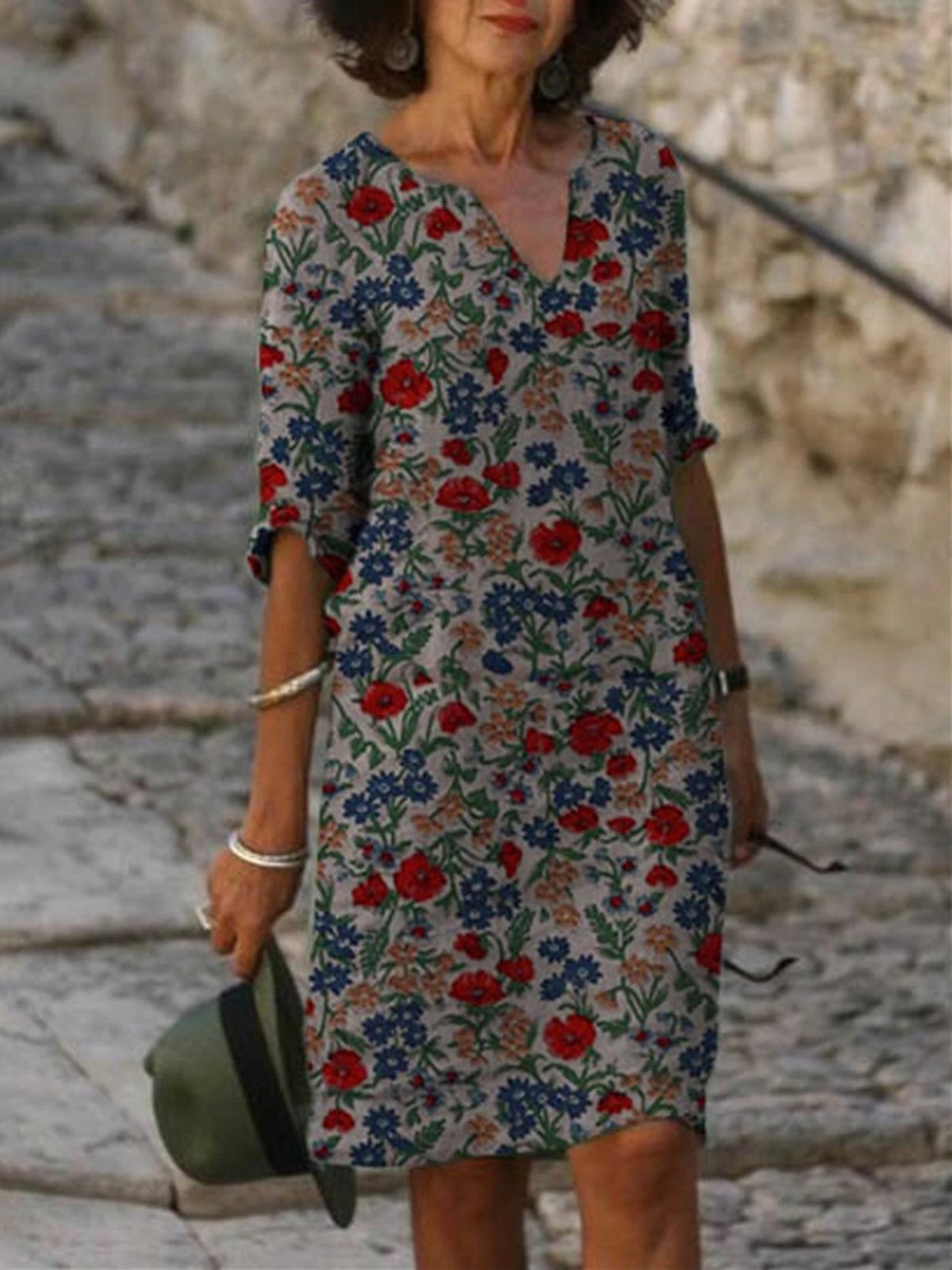 Fashion Floral Print Dress - LuckyFash™