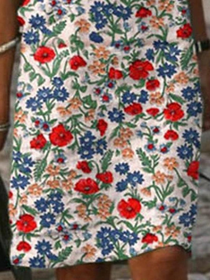 Fashion Floral Print Dress - LuckyFash™