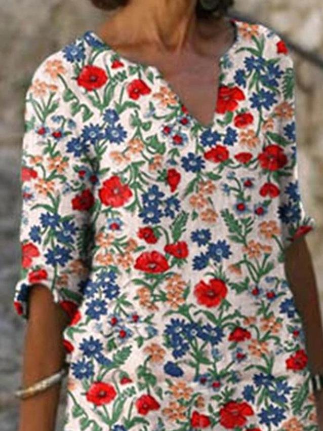 Fashion Floral Print Dress - LuckyFash™