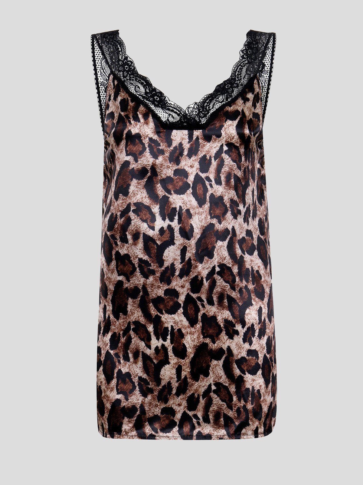 Fashion Leopard Lace Stitching Camisole - LuckyFash™
