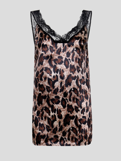 Fashion Leopard Lace Stitching Camisole - LuckyFash™