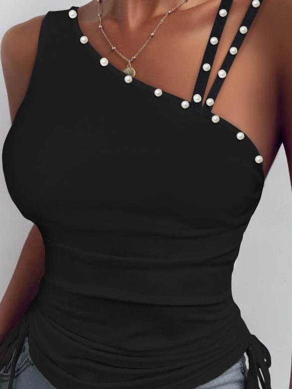 Fashion Pearl Strapless  Sling Vest - LuckyFash™