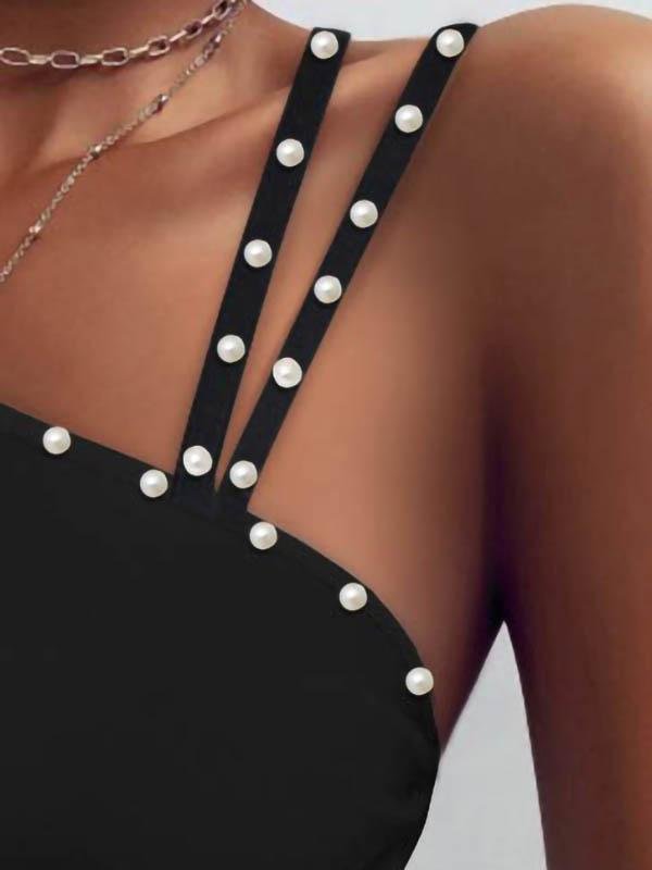 Fashion Pearl Strapless  Sling Vest - LuckyFash™