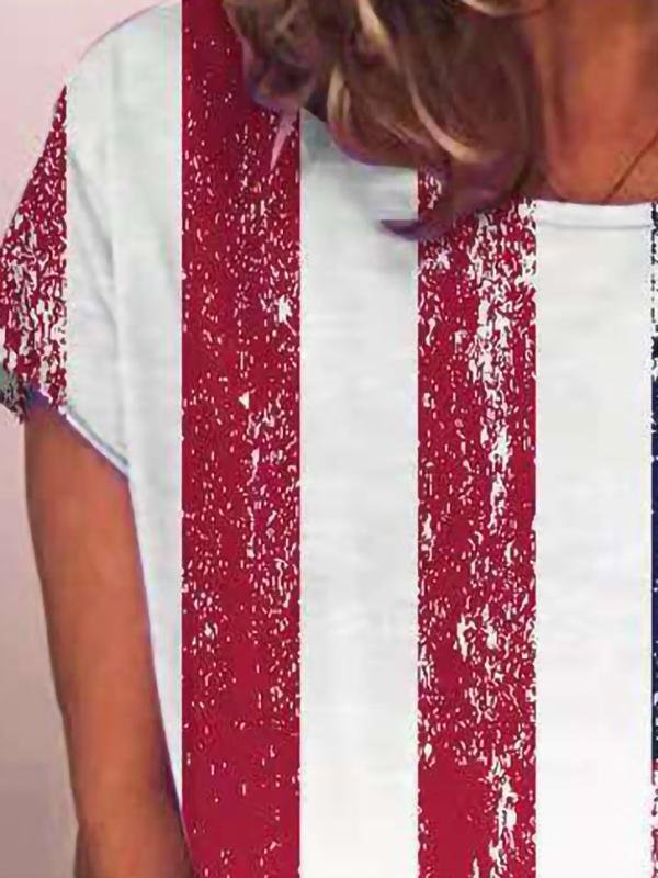 Fashion Personality Printed Short-sleeved T-shirt - LuckyFash™