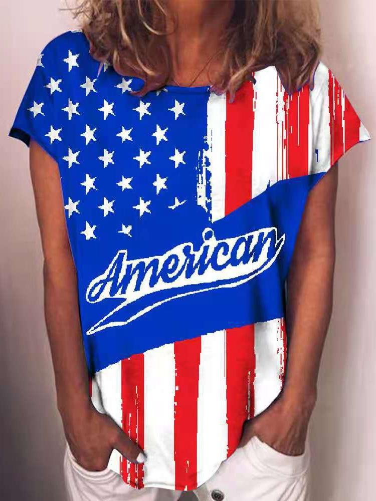 Fashion Personality Printed Short-sleeved T-shirt - LuckyFash™