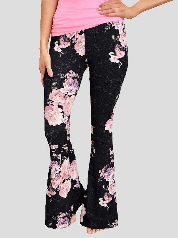 Fashion Printed Casual Micro Flared Pants - LuckyFash™