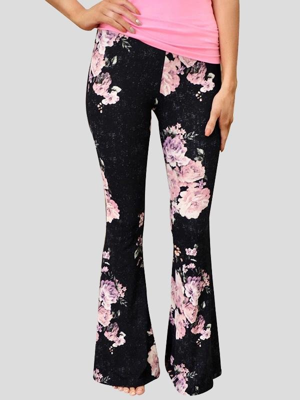 Fashion Printed Casual Micro Flared Pants - LuckyFash™