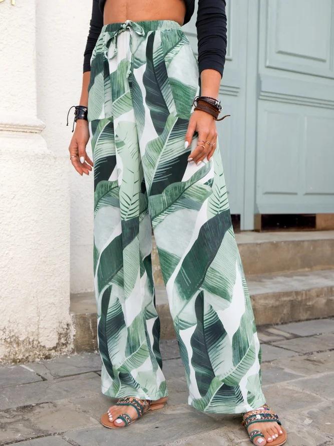 Fashion Printed Casual Wide-leg Pants - LuckyFash™