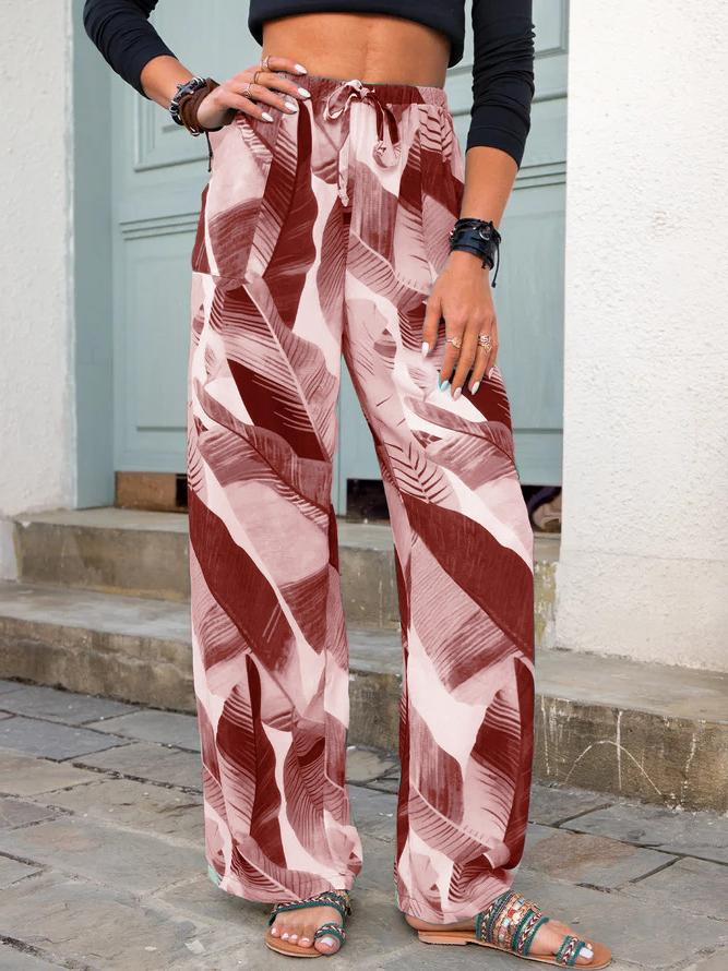 Fashion Printed Casual Wide-leg Pants - LuckyFash™