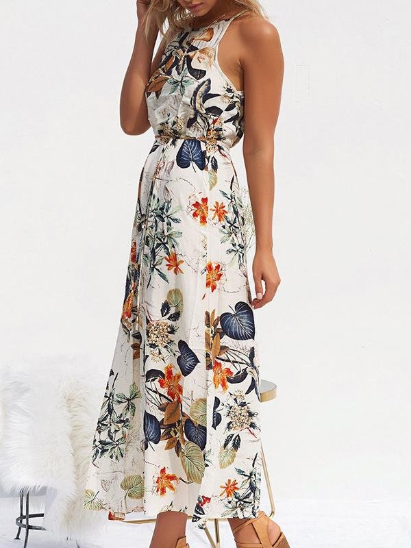 Fashion Sleeveless Sling Beach Maxi Dress - LuckyFash™