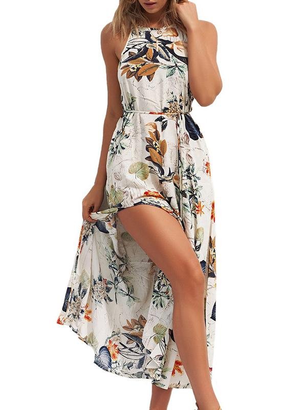 Fashion Sleeveless Sling Beach Maxi Dress - LuckyFash™