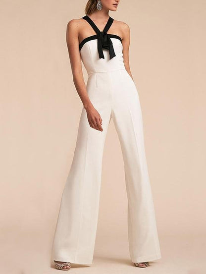 Fashion Solid Color Sling Sleeveless Jumpsuit - LuckyFash™