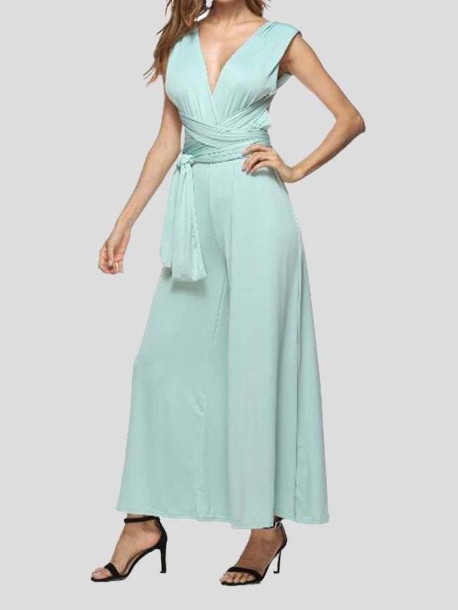 Fashion Solid Multi-wear Jumpsuits - LuckyFash™