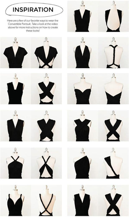 Fashion Solid Multi-wear Jumpsuits - LuckyFash™